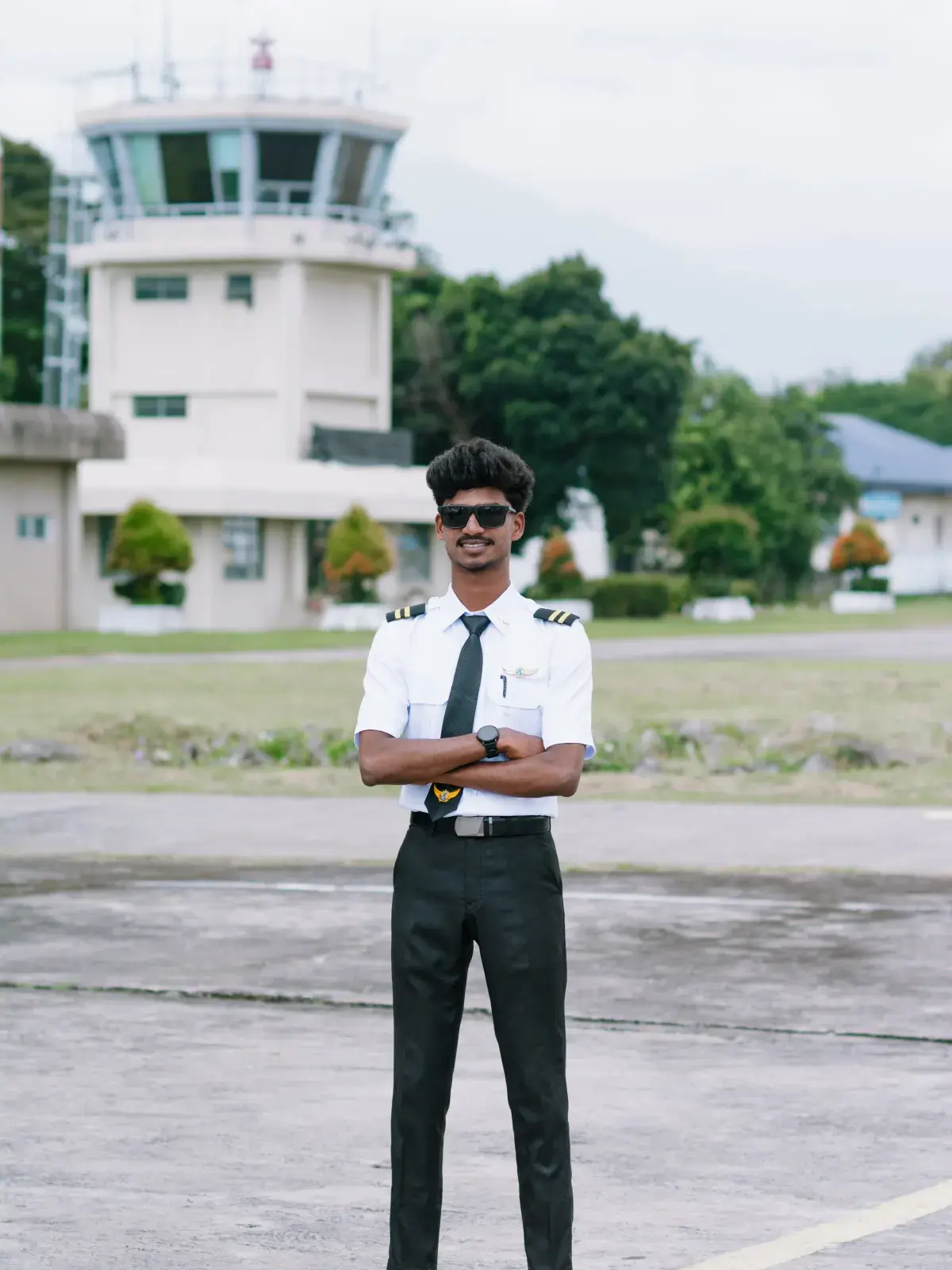 A Lycoming-trained pilot in uniform